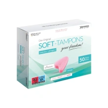 Opakowanie Zbiorcze Tamponów Bezsznurkowych Soft-Tampons Normal Box Of 50 JoyDivision | 100% ORYGINAŁ| DYSKRETNA PRZESYŁKA